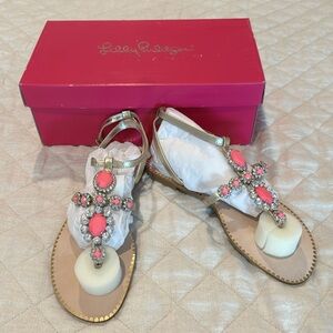 Brand new Lilly Pulitzer sandals size 7.5